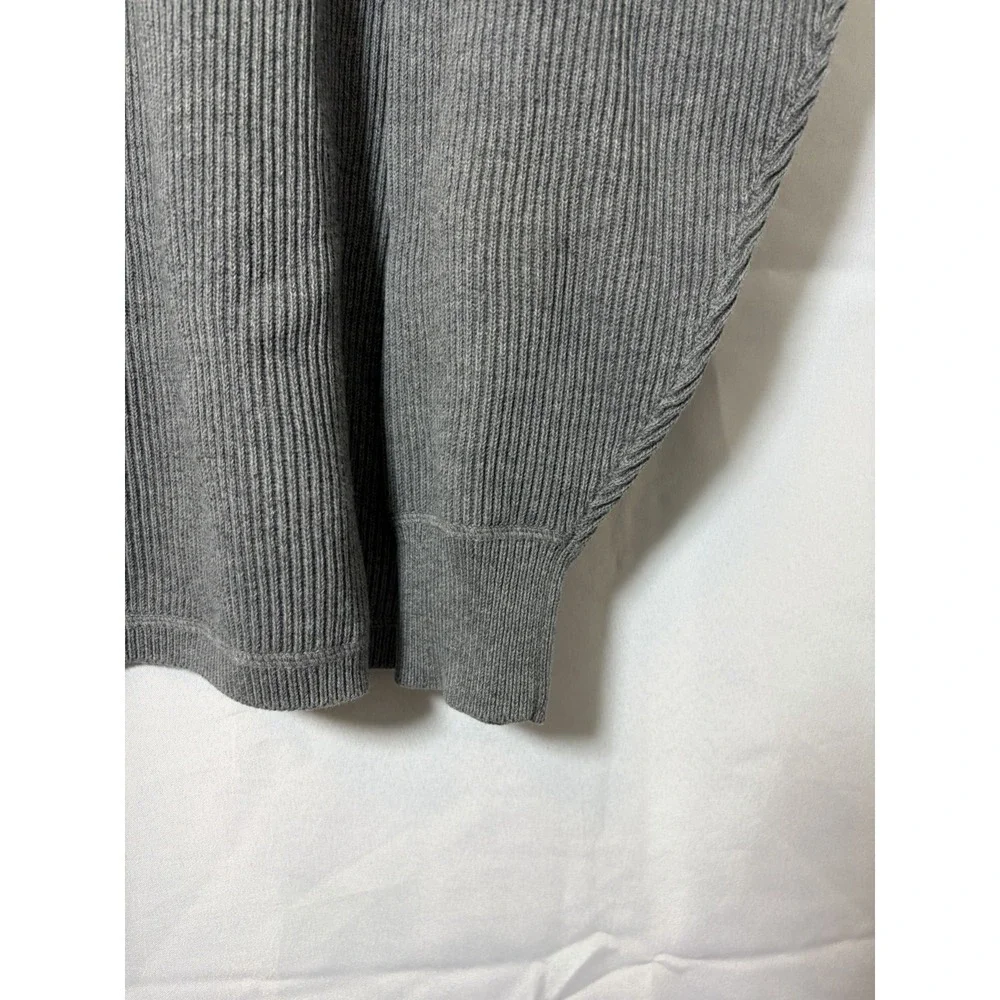 Eddie Bauer Men's Grey Ribbed Knit Cotton Pullover Crewneck Tall Large - Picture 7 of 14